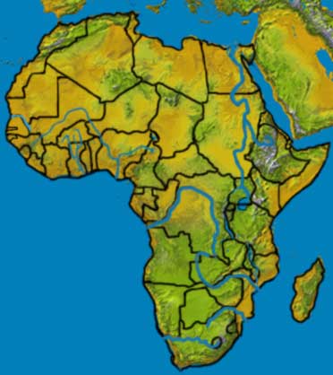 africa map