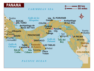 Panama Maps