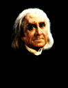Franz Liszt, bookmark Portrait by Frank Szasz