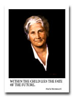 Maria Montessori, portrait by Frank Szasz