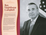 Contemporary Native Americans - Ben Nighthorse Campbell Wall Poster